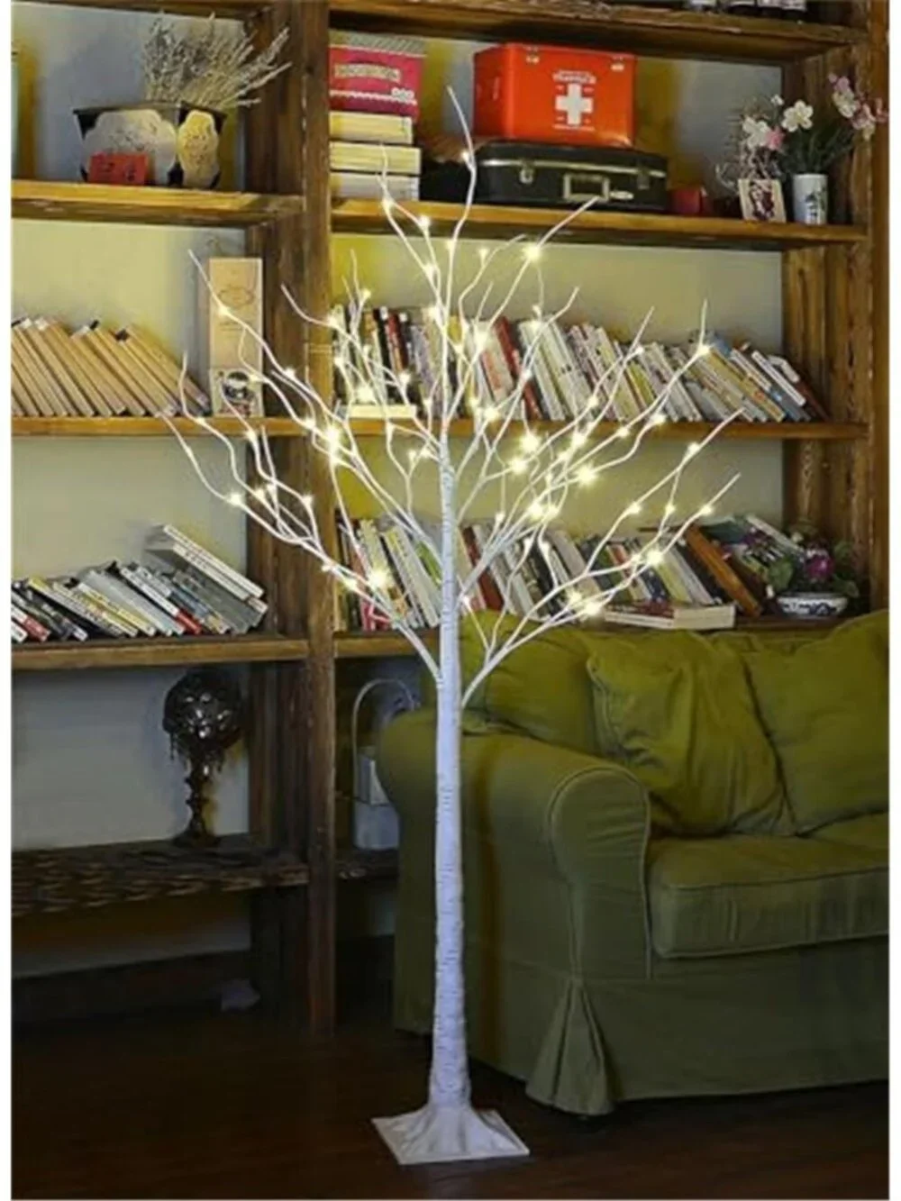LED Birch Tree Lighted Tree Warm White Lights Indoor Outdoor Holiday Decor